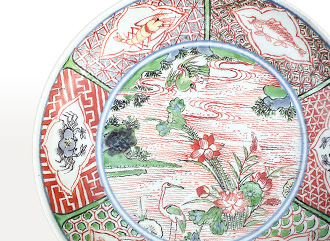 798『志野 草鳥 額皿』　　/骨董品 古美術 古玩 アンティーク 798『志野 草鳥 額皿』 /骨董品 古美術 古玩 アンティーク
