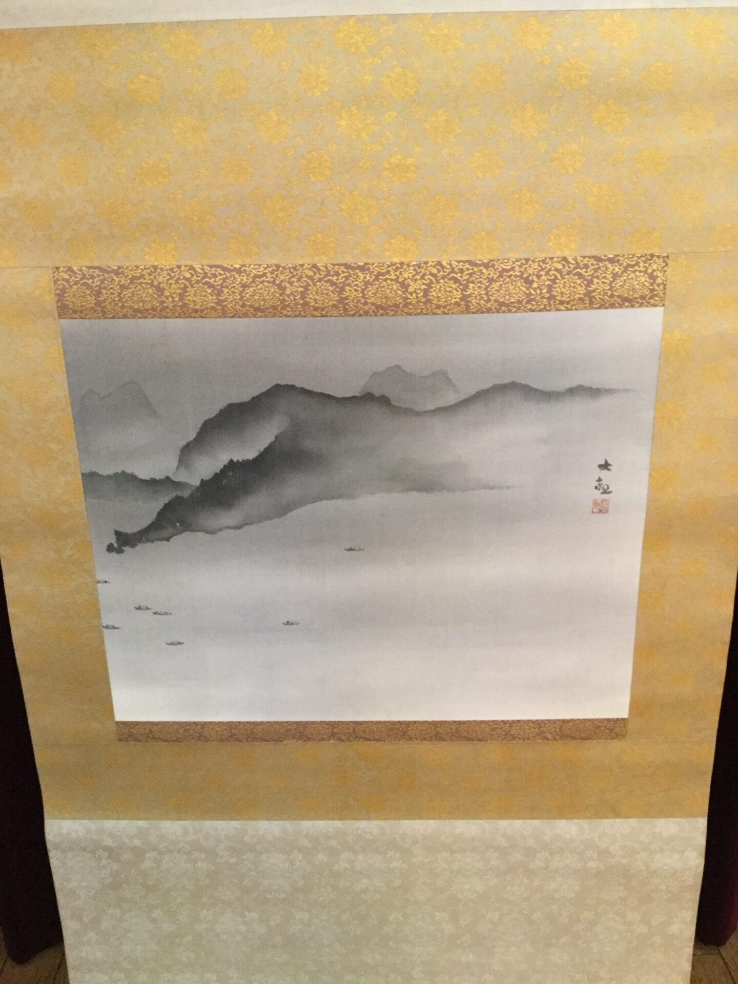 出張買取】東京都渋谷区大山町より「横山大観 漁火 紙本に彩色 日本画 軸装」お買取り致しました。 | 買取事例 |  「きのとり」の適正買取に遺品整理、生前整理、家財全般（家具や骨董品など）お任せ下さい。