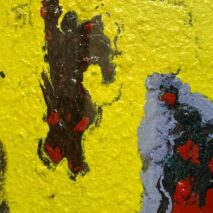 「元永 定正 無題 油彩画 SM号」